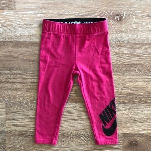 Pink Nike pants for toddler girls